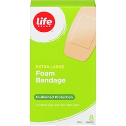 Extra Large Foam Bandage, Cushioned Protection, 8 Bandages