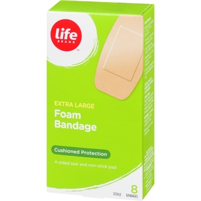 Extra Large Foam Bandage, Cushioned Protection, 8 Bandages