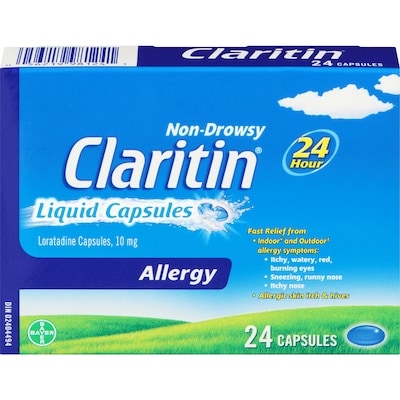Claritin Liquid Capsules Allergy Medicine, Fast-Acting 24-Hour Relief 24 ea, $1.08/1ea