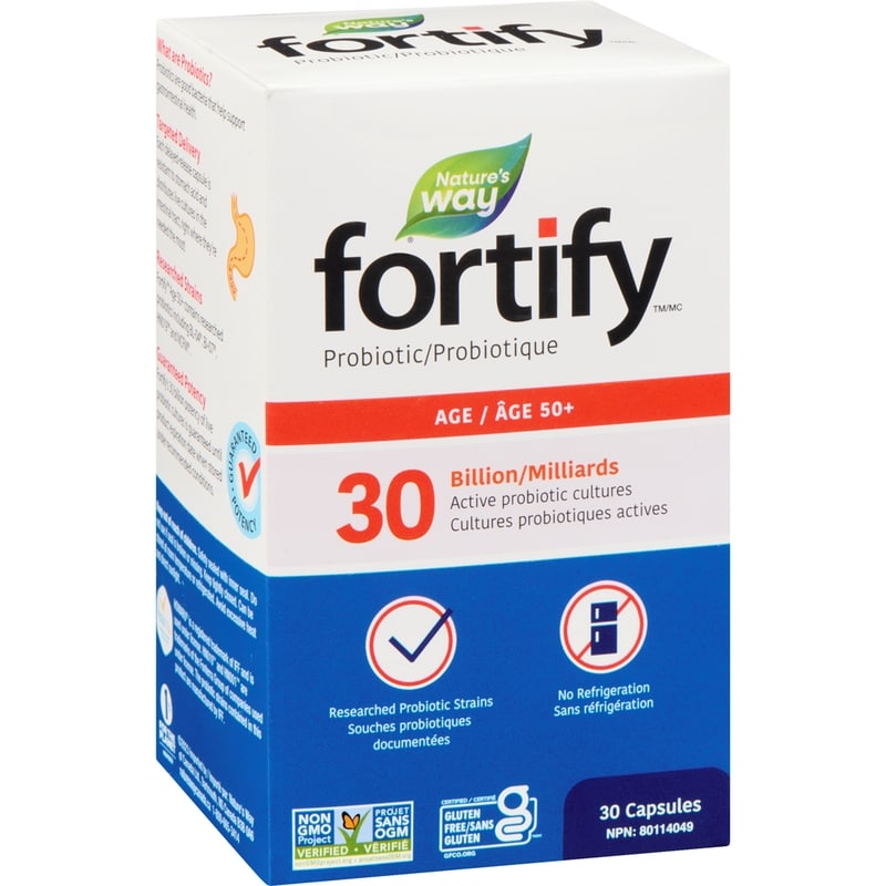 Fortify Delayed Release Probiotic Age 50+ 30 Capsules