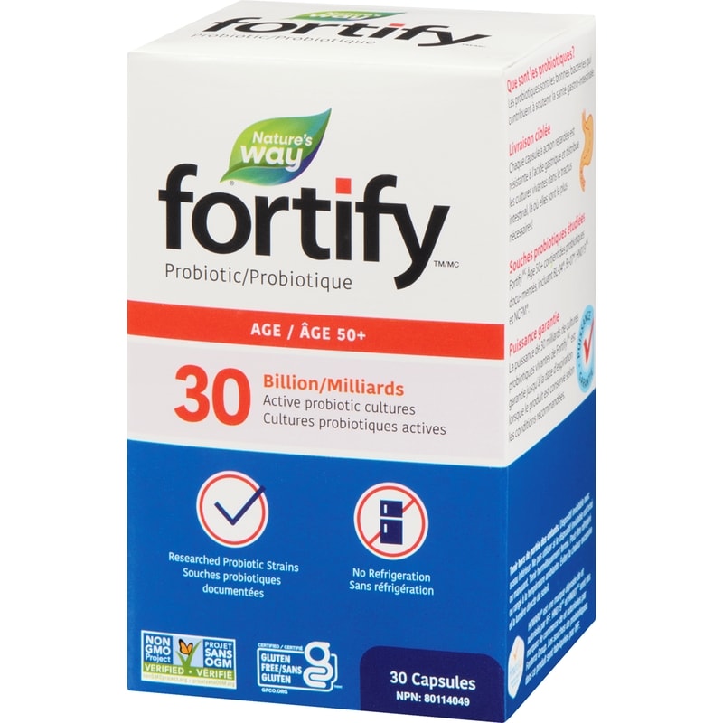 Fortify Delayed Release Probiotic Age 50+ 30 Capsules