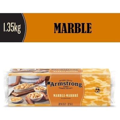 Armstrong Marble Cheddar Cheese 1.35 kg, $1.70/100g