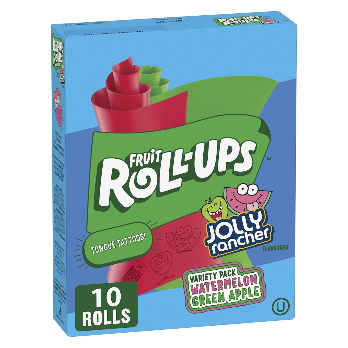 Betty Crocker Fruit Roll-Ups™ Variety Pack Jolly Rancher Green Apple and Watermelon