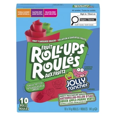 Fruit Roll-Ups™ Variety Pack Jolly Rancher Green Apple and Watermelon