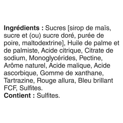 Roulés aux fruitsMC Saveurs Variées Jolly Rancher Pomme verte et melon d'eau