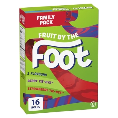Betty Crocker Fruit By The Foot Strawberry and Berry Tie Dye Family Pack 340 g, $2.64/100g