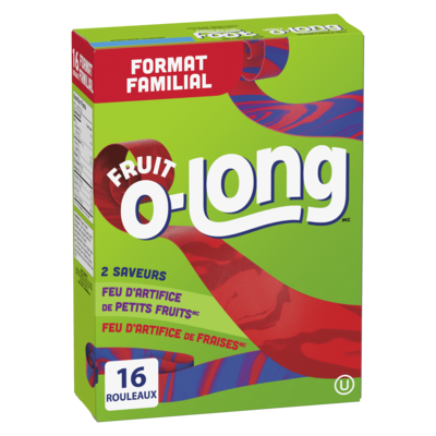 Betty Crocker Fruit-O-Long Fraise et Feu d'artifice de petits fruits Format familial 340 g, 2,64 $/100g