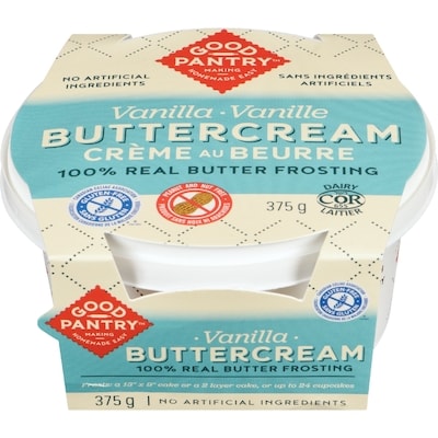 Pantry Shelf Vanilla Buttercream Frosting 375 g, $2.66/100g