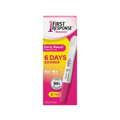First Response Early Result Pregnancy Test 2 ea, $12.00/1ea
