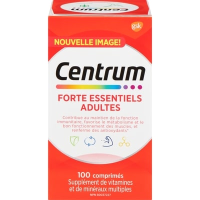 Centrum Centrum Fort Essentiels 100 ea, 0,21 $/1ch