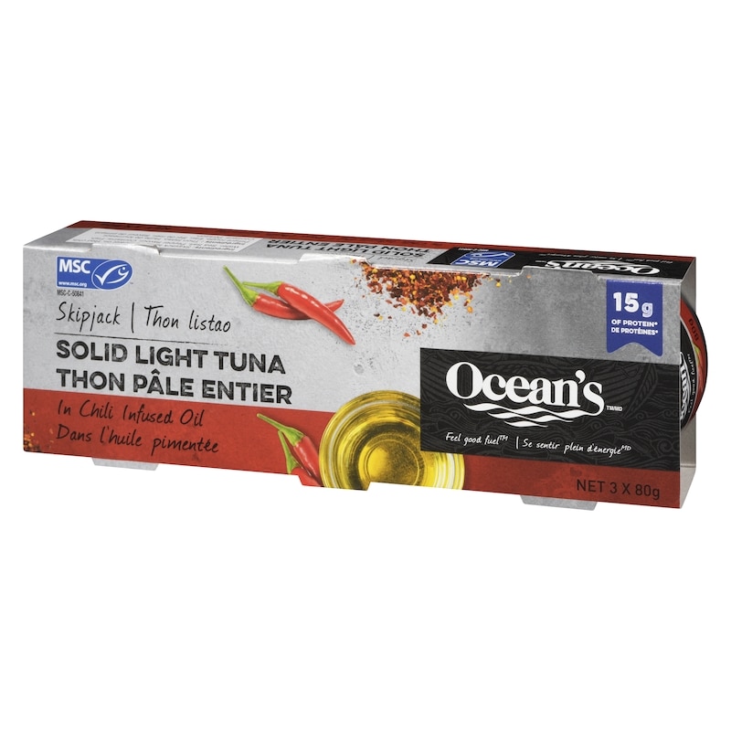 Skipjack In Chili Infused Oil Solid Light Tuna