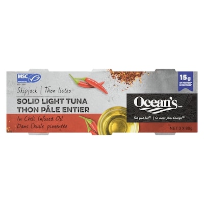 Skipjack In Chili Infused Oil Solid Light Tuna