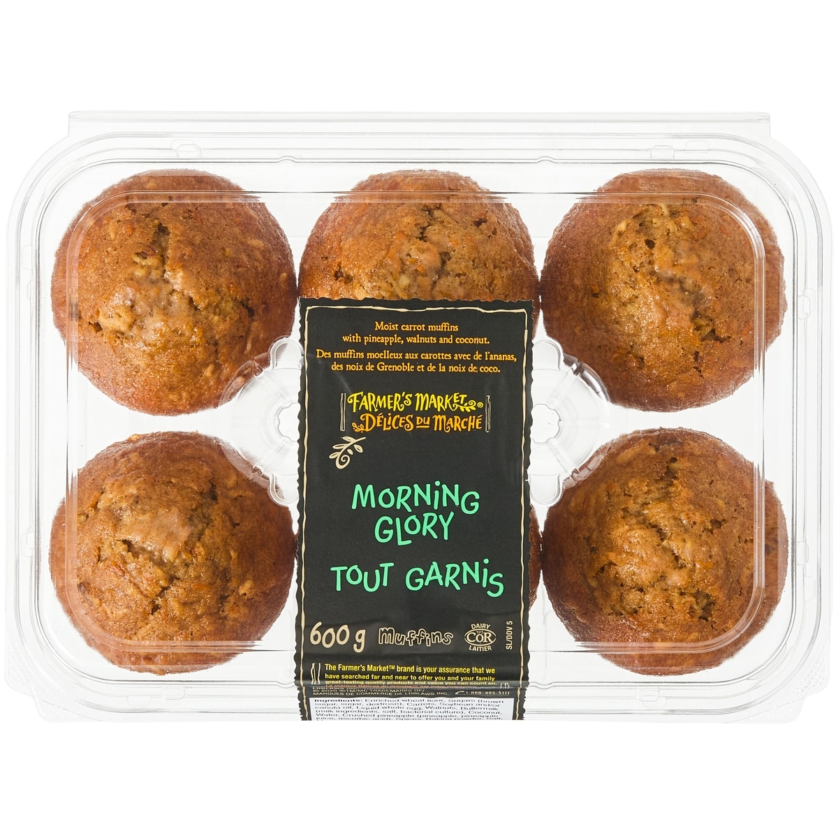 Farmer's Market Morning Glory Muffins