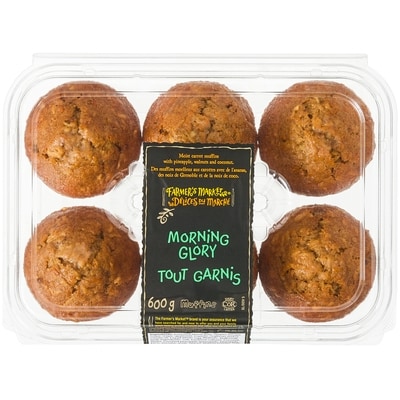 Délices du Marché Dm Muffins Tout Garnis 600 g, 1,07 $/100g