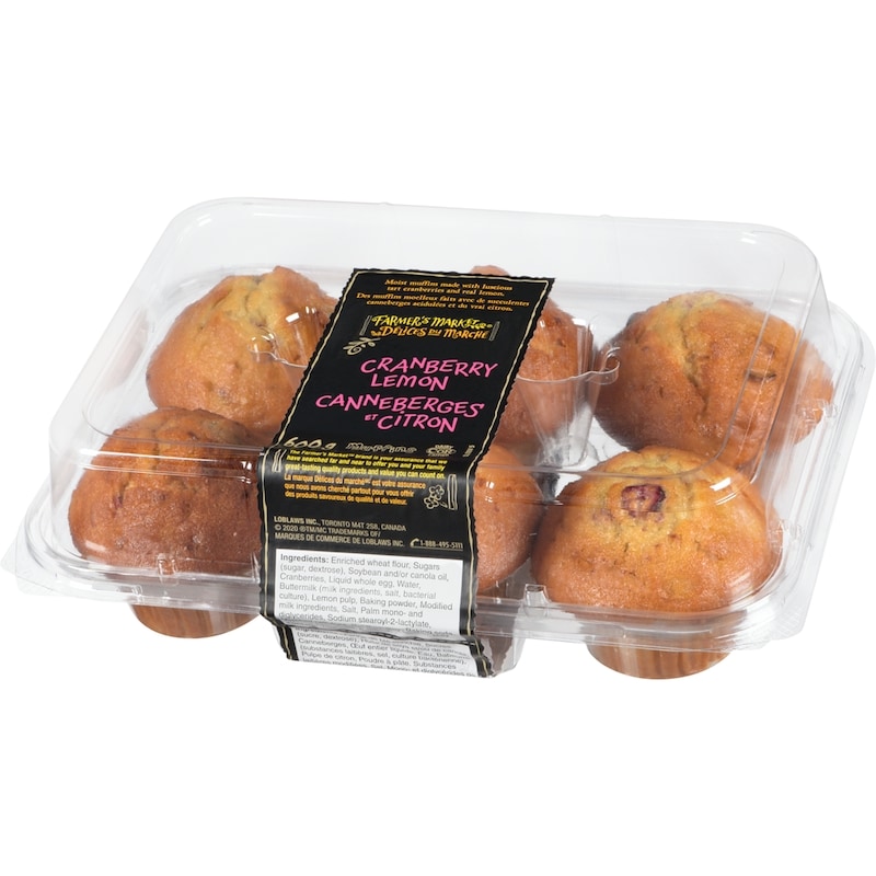 Lemon Cranberry Muffins