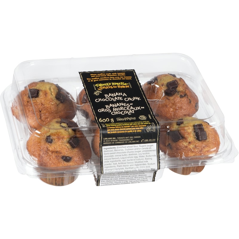 Banana Chocolate Chunk Muffins