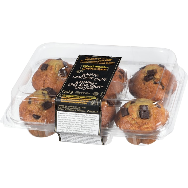 Banana Chocolate Chunk Muffins