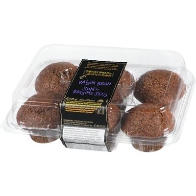 Muffins son et raisins secs