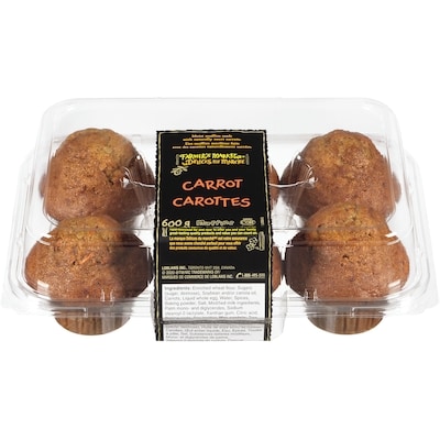 Farmer's Market Carrot Muffins 600 g, $1.17/100g