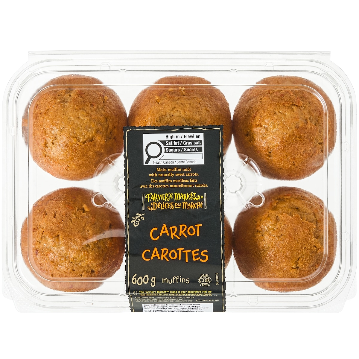Farmer's Market Carrot Muffins