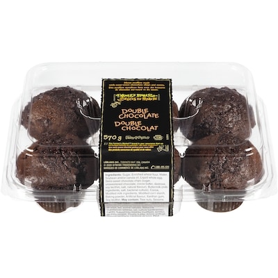 Farmer's Market Muffins Double Chocolate     570 g, $1.14/100g
