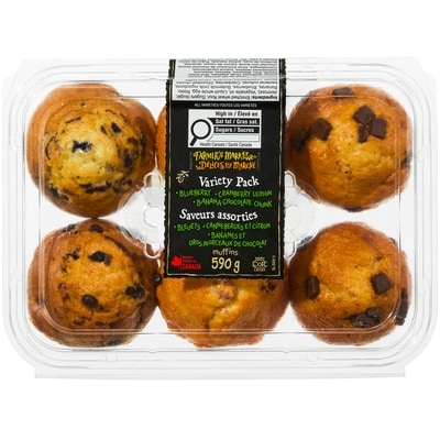 Farmer's Market Muffins Variety Pack 590 g, $1.02/100g