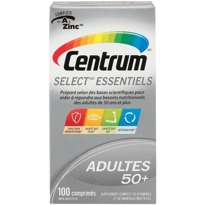 Centrum Centrum Select Essentiels 100 ea, 0,21 $/1ch