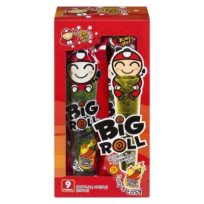 Tao Kai Noi Big Roll Grilled Seaweed Roll Spicy Flavour 27 g, $18.48/100g