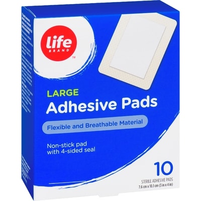 Large Adhesive Pads, 10 Pack
