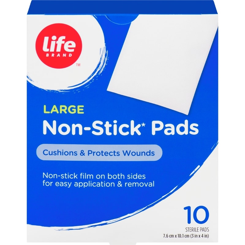 Large Non-Stick Pads, 10 Pack