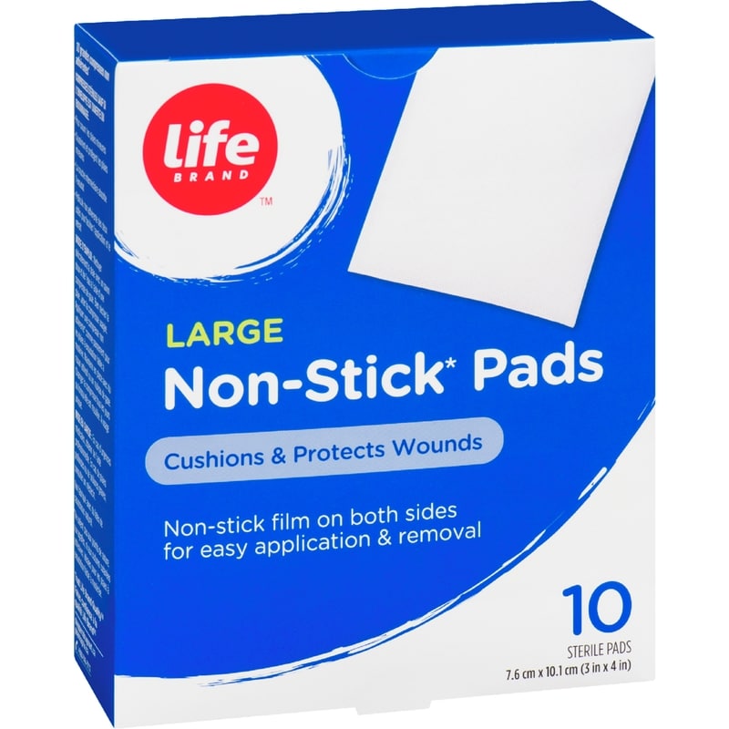 Large Non-Stick Pads, 10 Pack