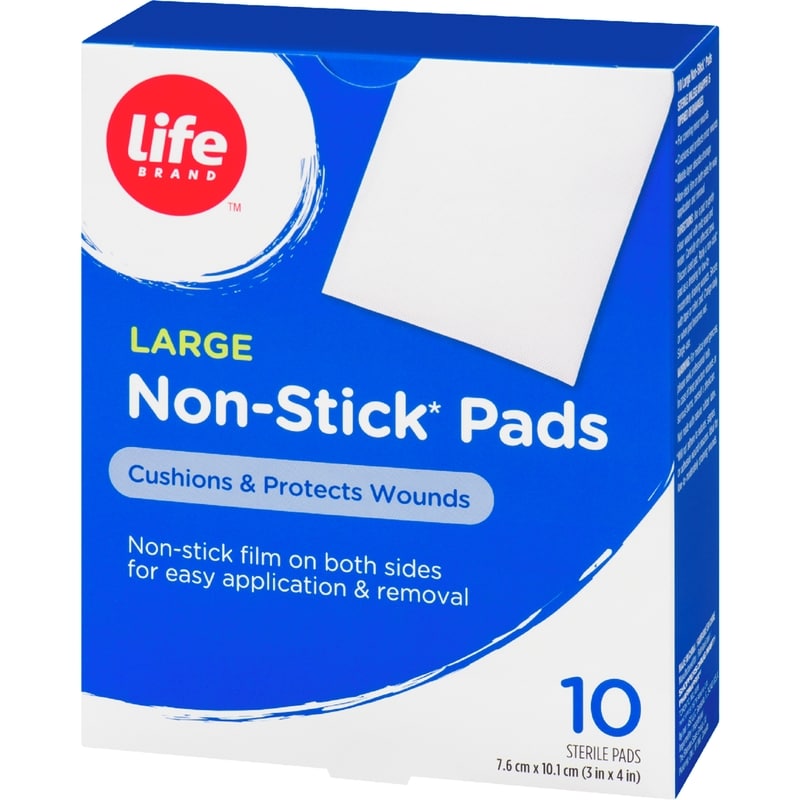 Large Non-Stick Pads, 10 Pack