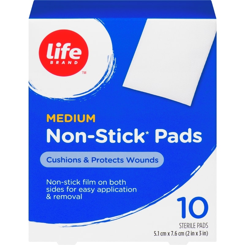 Medium Non-Stick Pads, 10 Pack