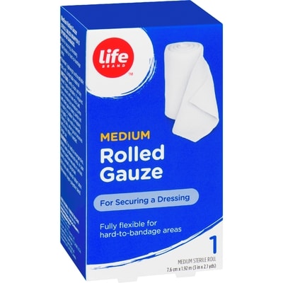 Medium Rolled Gauze, 1 Roll