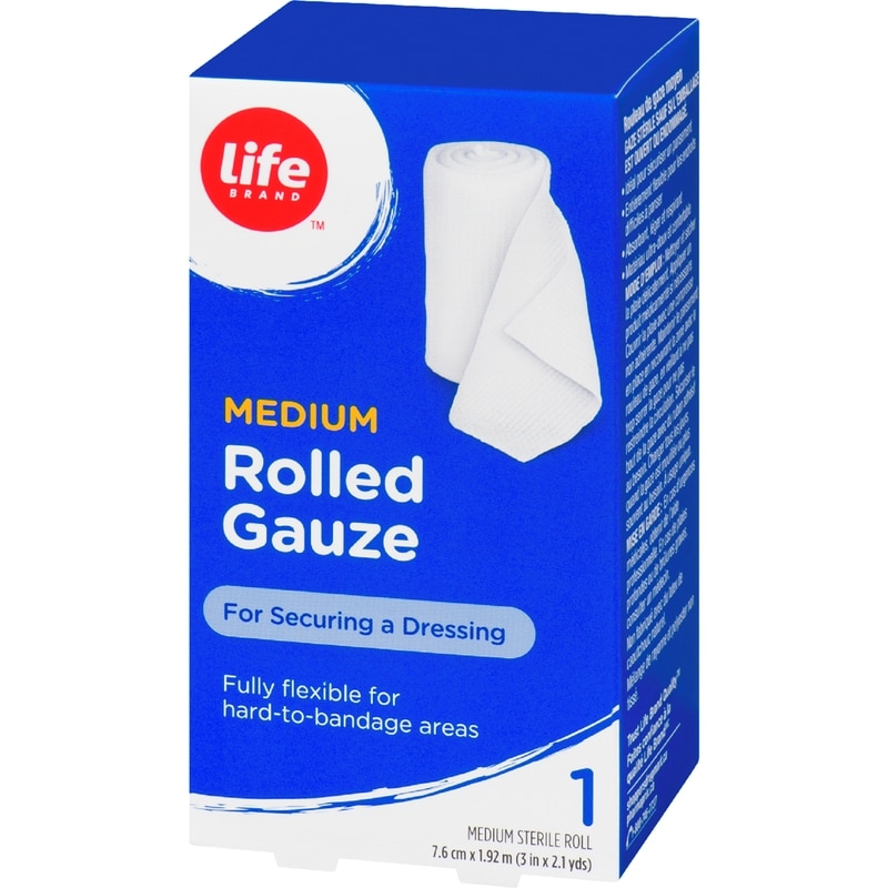 Medium Rolled Gauze, 1 Roll