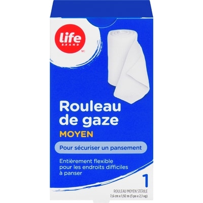 Life Gaze En Rouleau Moyen, 1 Rouleau 1 ea, 4,79 $/1ch