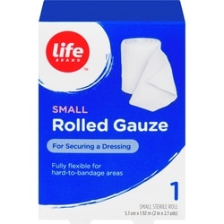 Life Brand Small Rolled Gauze, 1 Roll 1 ea, $4.29/1ea