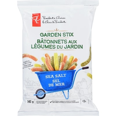 President's Choice Sea Salt Garden Stix 142 g, $2.67/100g