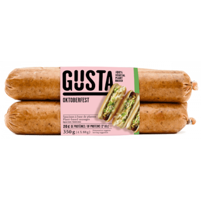 Gusta Oktoberfest Sausage 350 g, $2.57/100g