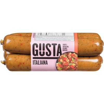 Gusta Saucisse de seitan - Italiana 350 g, 1,86 $/100g
