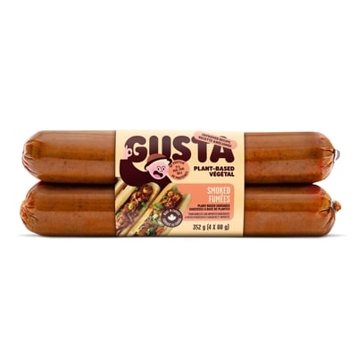 Gusta Gusta Smoked Sausage 350 g, $1.71/100g