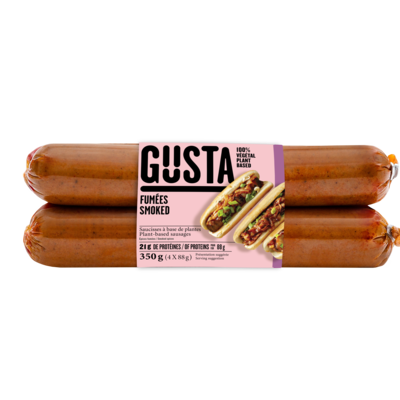 Gusta Gusta Smoked Sausage 350 g, $2.57/100g