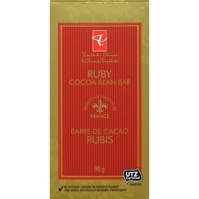President's Choice Ruby Cocoa Bean Bar 90 g, $3.32/100g