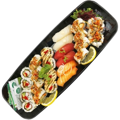 T&T Season Sushi Boat 24 (Available after 11am) 0.74 kg, $2.70/100g