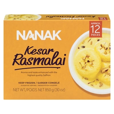 Nanak Kesar Rasmalai  850 g, $1.18/100g