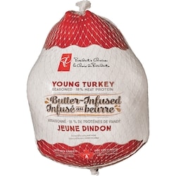 le Choix du Président Dinde surgelée infusée au beurre 5 à 7 kg 5 kg, 0,76 $/100g
