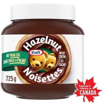 Kraft Hazelnut Spread With Cocoa 725 g, $0.97/100g