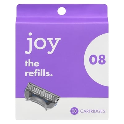 Joie cartouche de lames de rasoir de rechange pour femmes, 8 cartouches de rechange 8 ea, 3,25 $/1ch