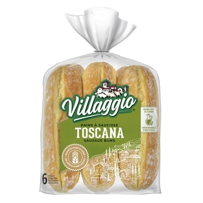 Villagio Toscana Extra Soft Sausage Buns 426 g, $1.08/100g