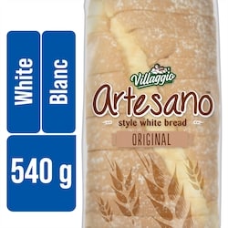 Villaggio Artesano™ Original White Bread 540 g, $0.79/100g